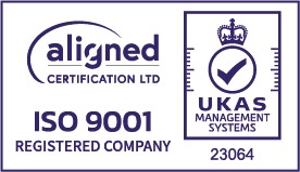 ISO 9001 Registered — Aligned Certification (UKAS)